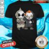 Jack Skellington And Pennywise Friend Happy Halloween Shirt