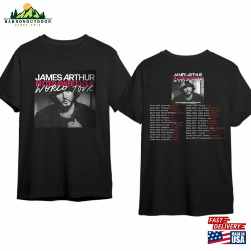 James Arthur Tour Shirt Merch Fan Gift Unisex Sweatshirt