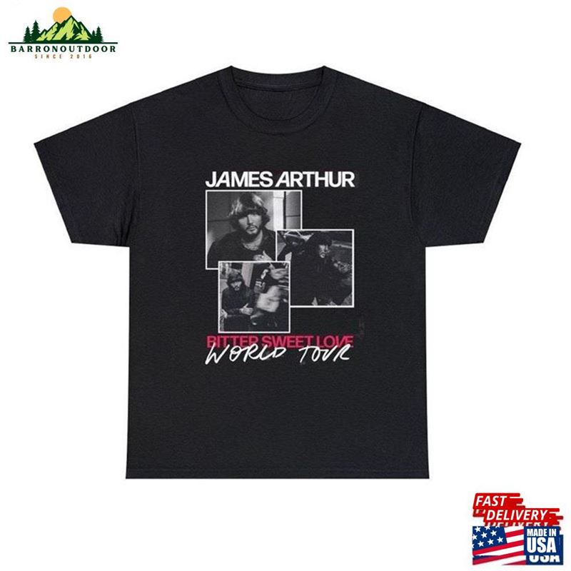 James Arthur Tour T-Shirt Merch Bitter Sweet Love 2024 World Classic James Arthur Tour T-Shirt Merch Bitter Sweet Love 2024 World Classic