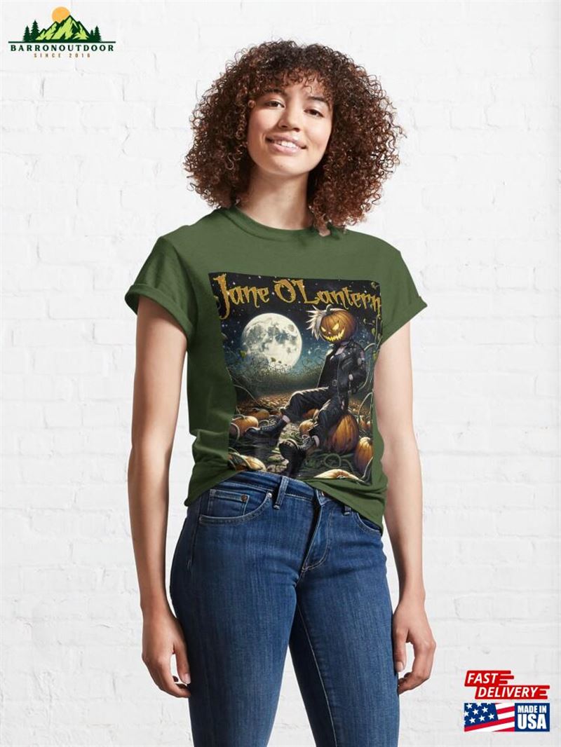 Jane O'lantern Punk Pumpkin Classic T-Shirt Hoodie Jane O'lantern Punk Pumpkin Classic T-Shirt Hoodie