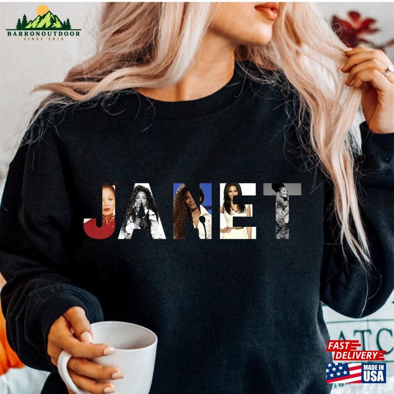 Janet Jackson Fans Sweatshirt Merch Sweater T-Shirt Unisex Janet Jackson Fans Sweatshirt Merch Sweater T-Shirt Unisex