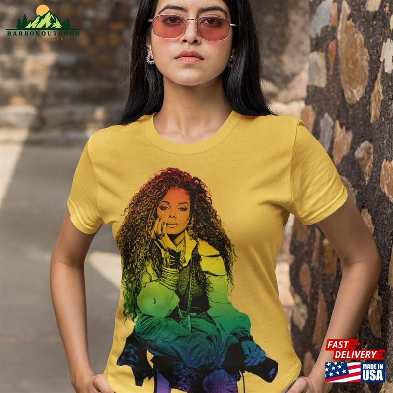 Janet Jackson Lgbtq Pride Unisex Jersey Short Sleeve Tee Classic Janet Jackson Lgbtq Pride Unisex Jersey Short Sleeve Tee Classic