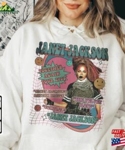Janet Jackson Music Shirt Control Album Vintage Graphic Y2k 90S Hoodie T-Shirt