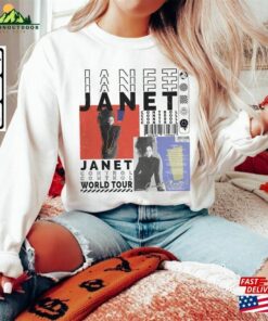 Janet Jackson Music Shirt Sweatshirt Y2k Merch Vintage 90S Together Again Tour 2023 Tickets Album Control Graphic Tee Hoodie L2604m Unisex