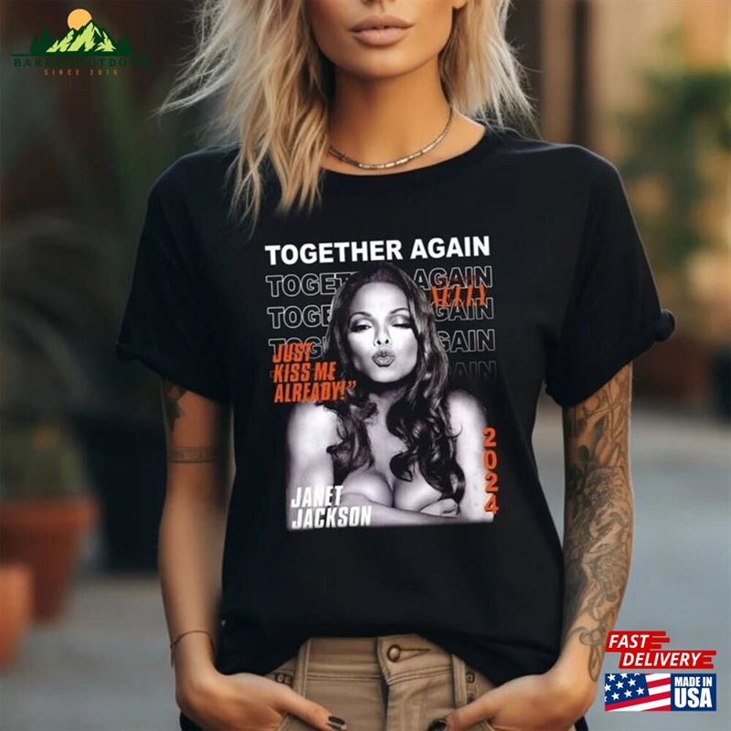 Janet Jackson Together Again 2024 Tour Shirt Concert Unisex Classic Janet Jackson Together Again 2024 Tour Shirt Concert Unisex Classic