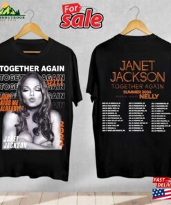 Janet Jackson Together Again Summer Tour 2024 T-Shirt Shirt Fan Gifts Sweatshirt