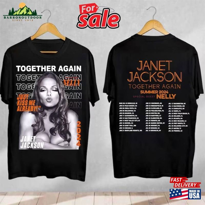 Janet Jackson Together Again Summer Tour 2024 T-Shirt Shirt Fan Gifts Sweatshirt Janet Jackson Together Again Summer Tour 2024 T-Shirt Shirt Fan Gifts Sweatshirt