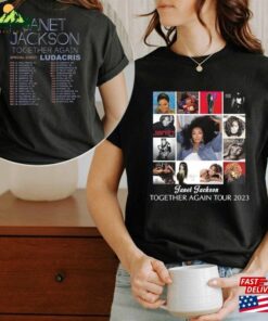 Janet Jackson Together Again Tour 2023 T-Shirt Music Unisex