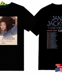 Janet Jackson Together Again Tour 2023 T-Shirt Shirt Fan Gifts Hoodie Sweatshirt