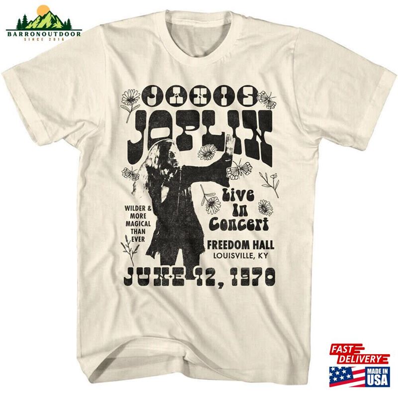 Janis Joplin Wilder Amp More Magical Than Ever Adult T-Shirt Classic Unisex Janis Joplin Wilder Amp More Magical Than Ever Adult T-Shirt Classic Unisex