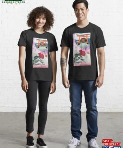 Japan Mount Fuji And Temple Shrine T-Shirt Unisex