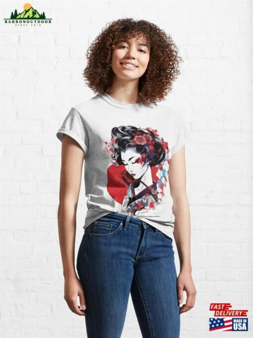 Japanese Geisha Traditional Classic T-Shirt Sweatshirt Hoodie