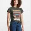 Japanese Storefront Landscape Drawing Illustration Classic T-Shirt Unisex