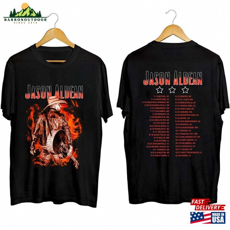 Jason Aldean Concert Tour 2023 Desperado Highway Shirt Fan Country Music Classic T-Shirt Jason Aldean Concert Tour 2023 Desperado Highway Shirt Fan Country Music Classic T-Shirt