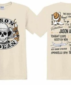 Jason Aldean Cowboys Skull Boots And Hat T-Shirt Album Tour 2023 Shirt Graphic Hoodie Unisex