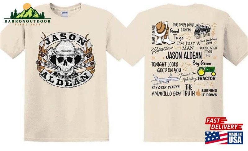 Jason Aldean Cowboys Skull Boots And Hat T-Shirt Album Tour 2023 Shirt Graphic Hoodie Unisex Jason Aldean Cowboys Skull Boots And Hat T-Shirt Album Tour 2023 Shirt Graphic Hoodie Unisex