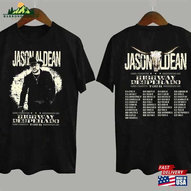 Jason Aldean Highway Desperado Tour 2023 T-Shirt Concert Shirt Country Music Sweatshirt Jason Aldean Highway Desperado Tour 2023 T-Shirt Concert Shirt Country Music Sweatshirt