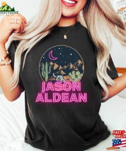 Jason Aldean Shirt Country Music Neon Moon Unisex Hoodie