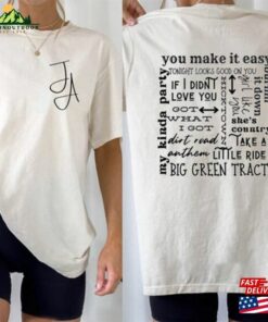 Jason Aldean Tour 2023 Shirt Try That In A Small Town Scripted Lyric T-Shirt Classic