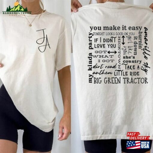 Jason Aldean Tour 2023 Shirt Try That In A Small Town Scripted Lyric T-Shirt Classic