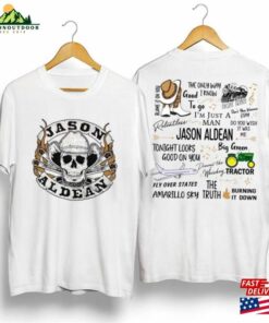 Jason Aldean Tour 2023 Shirt Try That In A Small Town Scripted Lyric T-Shirt Unisex