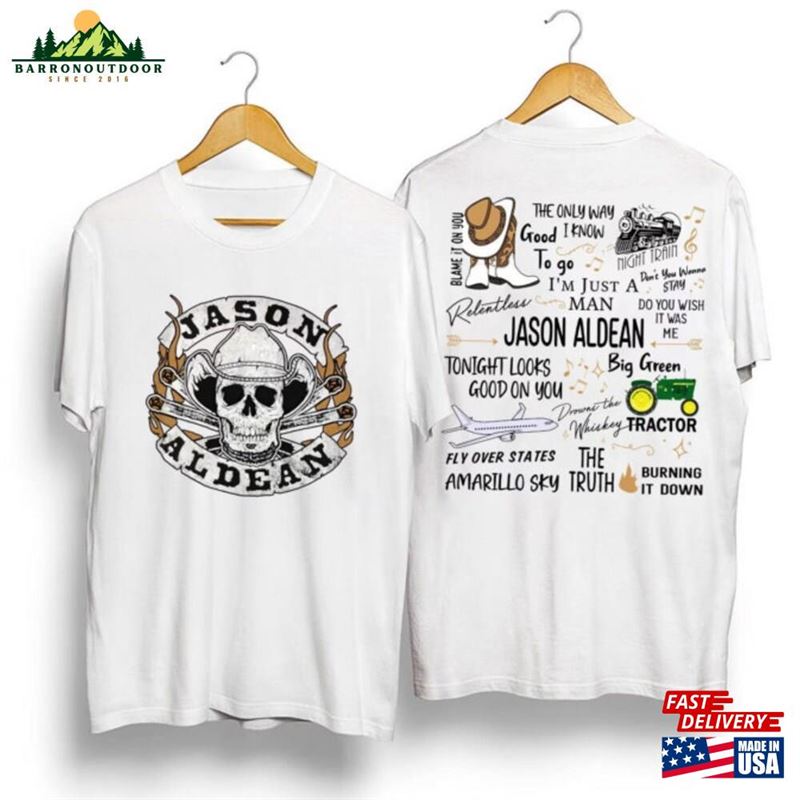 Jason Aldean Tour 2023 Shirt Try That In A Small Town Scripted Lyric T-Shirt Unisex Jason Aldean Tour 2023 Shirt Try That In A Small Town Scripted Lyric T-Shirt Unisex