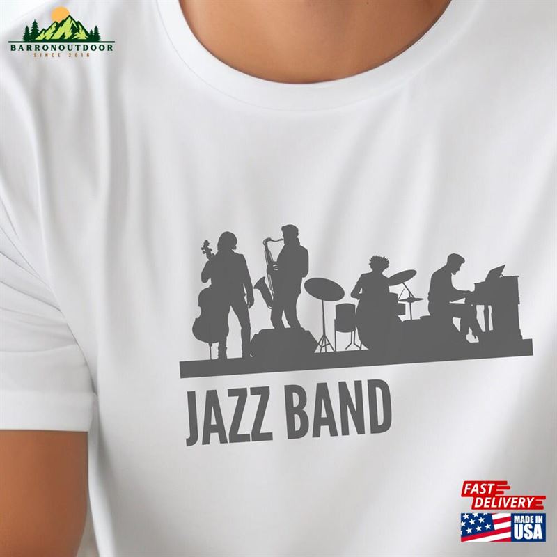 Jazz Band Shirt T-Shirt Classic Jazz Band Shirt T-Shirt Classic