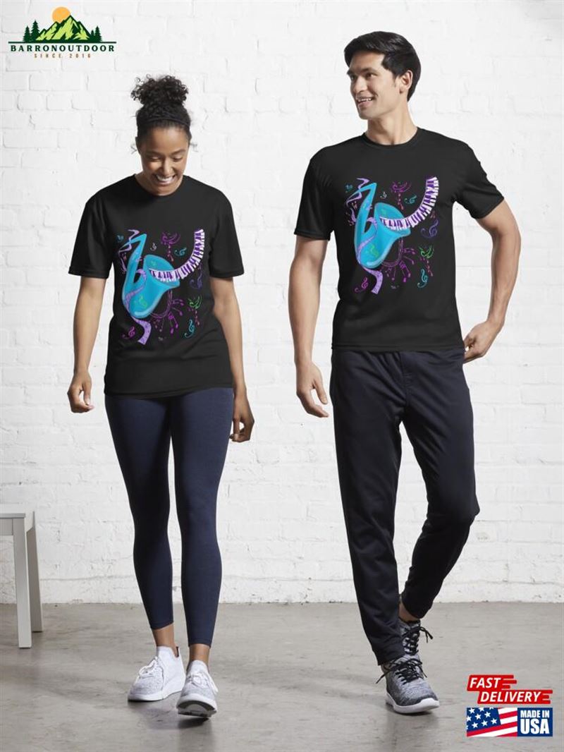 Jazz Music Shirt With Saxophone Piano Keys T-Shirt Classic Jazz Music Shirt With Saxophone Piano Keys T-Shirt Classic