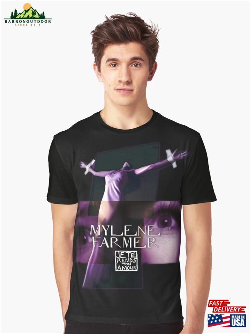 Je Te Rends Ton Amour_Mylene Farmer Graphic T-Shirt Classic Je Te Rends Ton Amour_Mylene Farmer Graphic T-Shirt Classic
