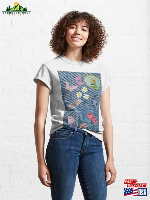 Jeans Amp Patches Classic T-Shirt Hoodie