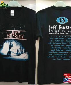 Jeff Buckley Hard Luck Tour 1996 Black T-Shirt 90S Concert Lover Gift Classic Hoodie