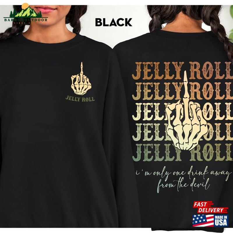 Jelly I'm Only One Drink Away From The Devil Graphic Shirt Backroad Baptism Tour 2023 Sweatshirt Roll Gift For Men Women Hoodie T-Shirt Classic Jelly I'm Only One Drink Away From The Devil Graphic Shirt Backroad Baptism Tour 2023 Sweatshirt Roll Gift For Men Women Hoodie T-Shirt Classic