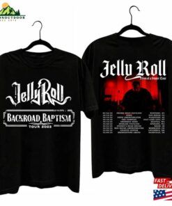Jelly Roll 2023 Tour Shirt Backroad Baptism Music Hoodie Classic