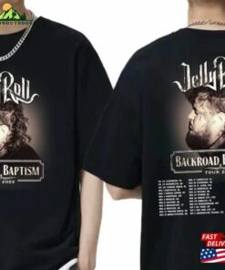 Jelly Roll 2023 Tour Shirt Backroad Baptism Music Hoodie Unisex