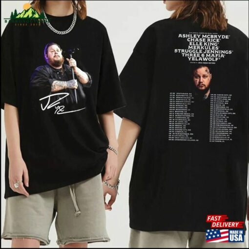 Jelly Roll 2023 Tour Shirt Backroad Baptism Unisex Hoodie