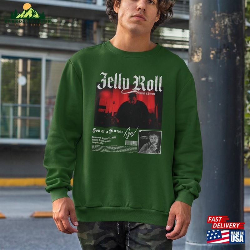 Jelly Roll 90S Vintage Shirt Bootleg Tee Unisex Classic Jelly Roll 90S Vintage Shirt Bootleg Tee Unisex Classic