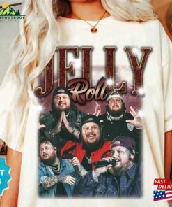 Jelly Roll Comfort Colors Shirt Backroad Baptism 2023 Tour Music Classic Unisex