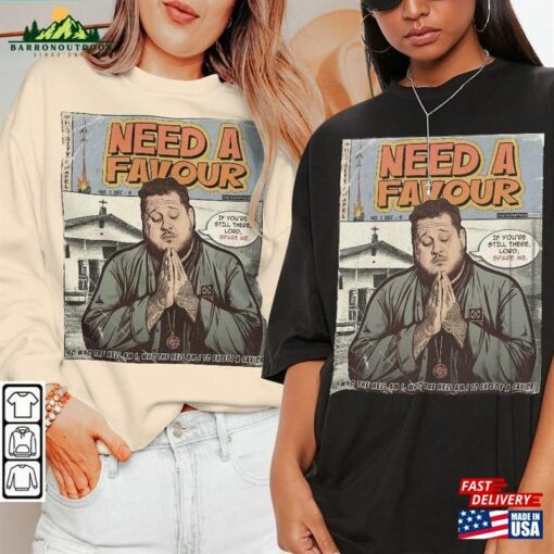Jelly Roll Comic Shirt 90S Vintage Merch Art Need A Favour Whitsitt Chapel Album Concert Ticket 2023 Graphic Tee Gift Fanv1 Unisex T-Shirt