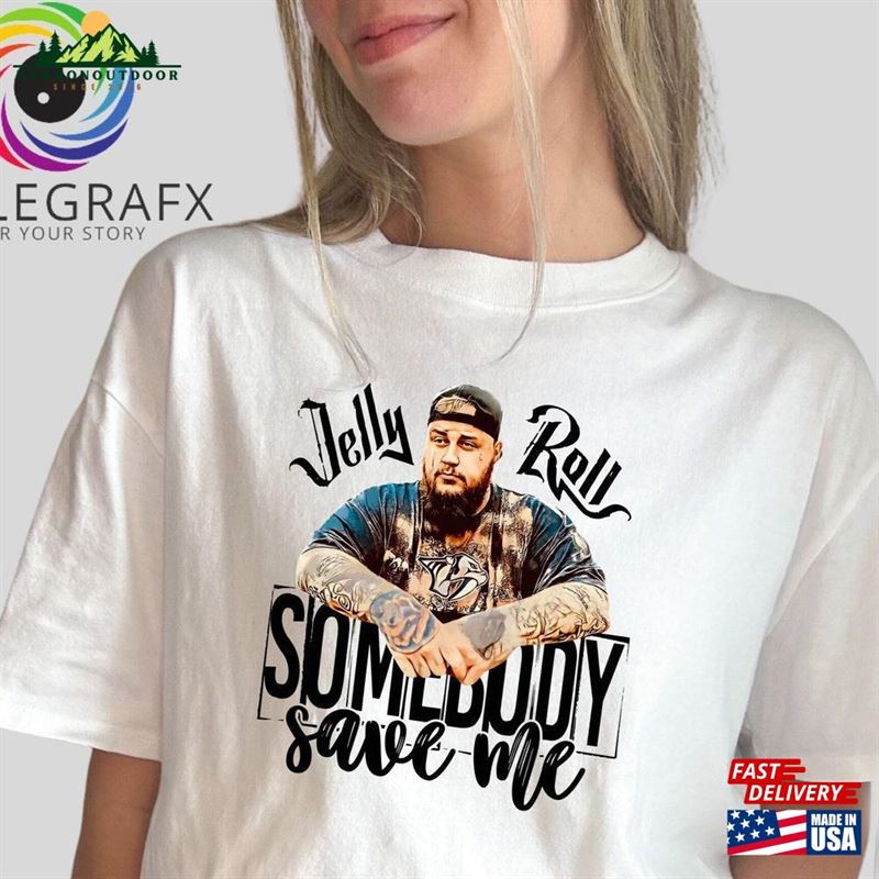 Jelly Roll Graphic Tee Shirt Music Artist Merch Hip Hop Streetwear Sweatshirt T-Shirt Jelly Roll Graphic Tee Shirt Music Artist Merch Hip Hop Streetwear Sweatshirt T-Shirt