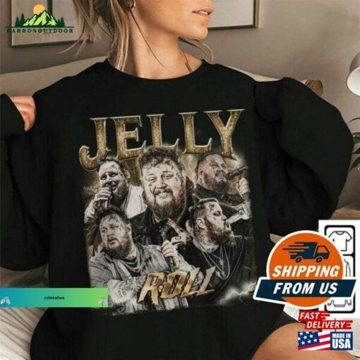 Jelly Roll Shirt 2023 Tour Backroad Baptism Classic Unisex