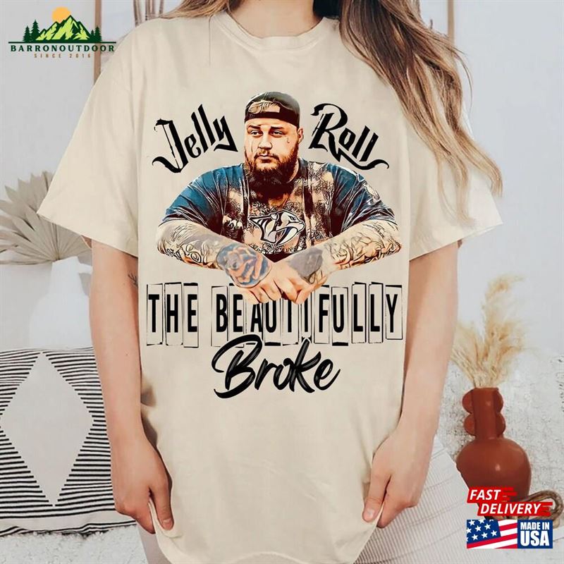 Jelly Roll The Beautifully Broken Tour 2024 Shirt Concert T-Shirt Unisex Jelly Roll The Beautifully Broken Tour 2024 Shirt Concert T-Shirt Unisex