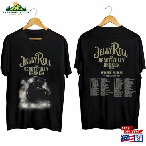 Jelly Roll The Beautifully Broken Tour 2024 Shirt Fan Concert Classic Unisex