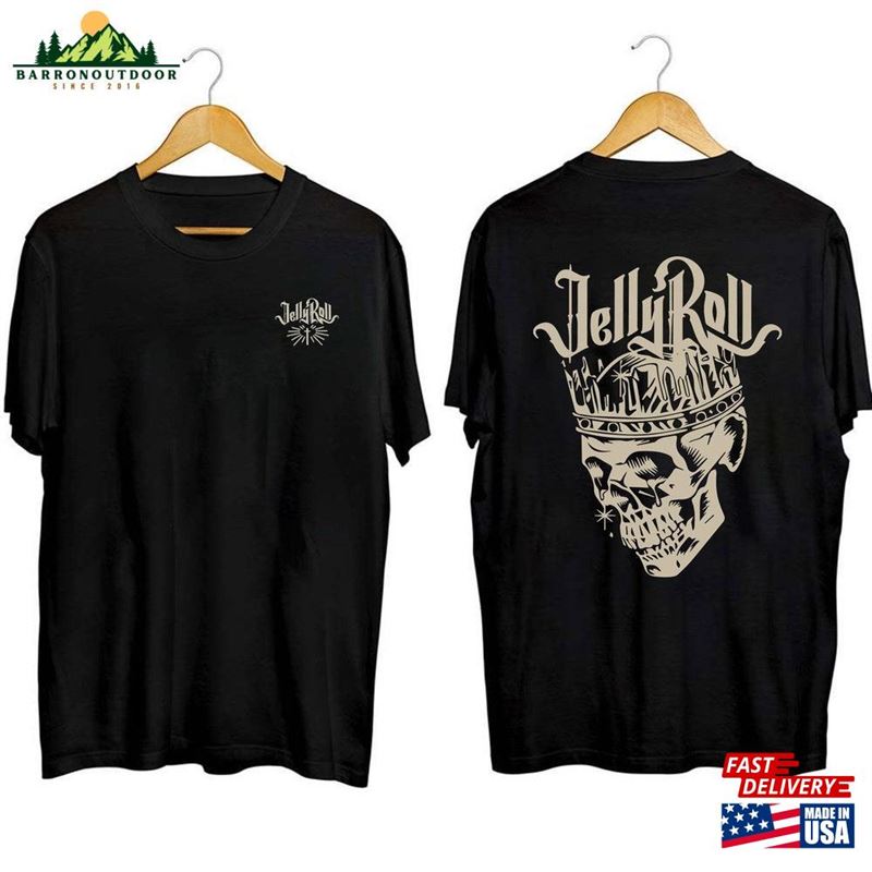 Jelly Roll The Beautifully Broken Tour 2024 Shirt Fan Whitsitt Chapel Crown Skull Classic Unisex Jelly Roll The Beautifully Broken Tour 2024 Shirt Fan Whitsitt Chapel Crown Skull Classic Unisex