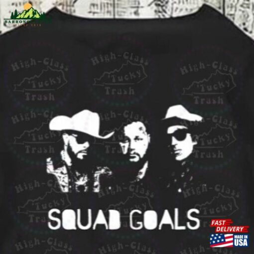 Jelly Roll Yelawolf Struggle Jennings Squad Goals Backroads Baptism Concert T-Shirt 2023 Hoodie