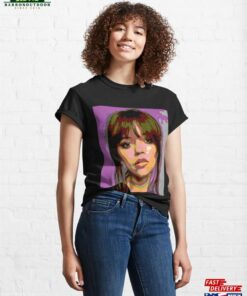 Jenna Ortega Retro Pop Art Portrait Classic T-Shirt Sweatshirt