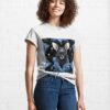 Jewelled Kangaroo Pattern Classic T-Shirt Sweatshirt