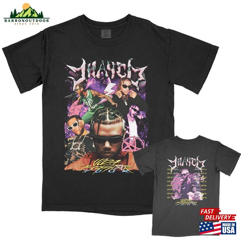 Jhayco Vida Rock Star 2023 Double Sided Tour Dates Merch T-Shirt Comfort Colors Hoodie Sweatshirt Jhayco Vida Rock Star 2023 Double Sided Tour Dates Merch T-Shirt Comfort Colors Hoodie Sweatshirt