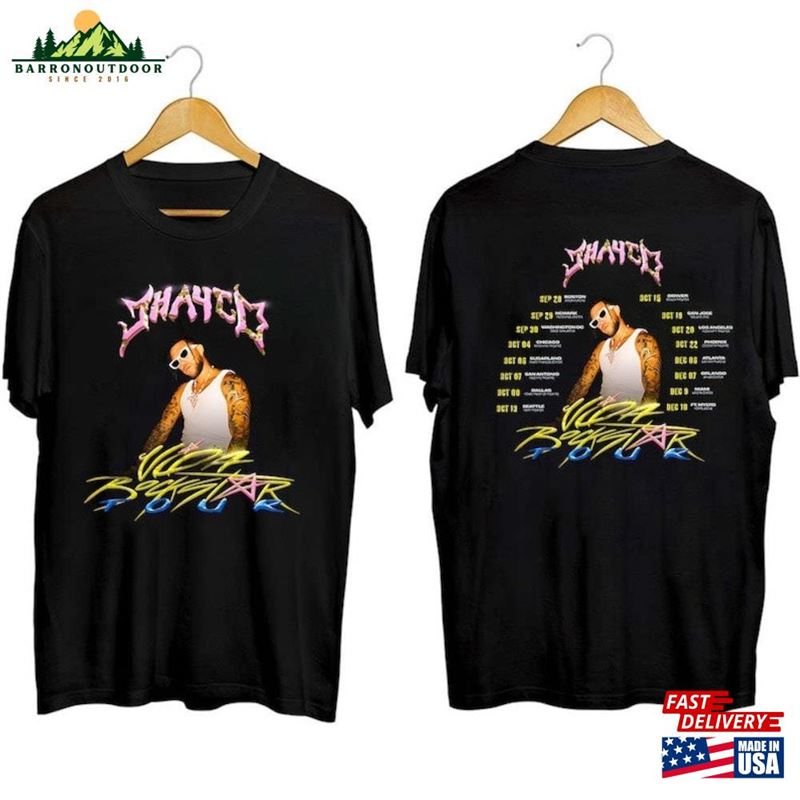 Jhayco Vida Rockstar Of The Us Tour Shirt Fan T-Shirt Hoodie Jhayco Vida Rockstar Of The Us Tour Shirt Fan T-Shirt Hoodie