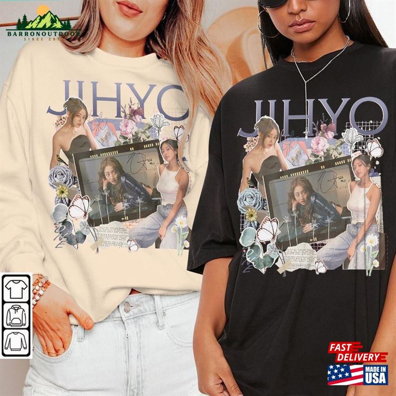 Jihyo Kpop Shirt Zone Album Sweatshirt Classic Unisex Jihyo Kpop Shirt Zone Album Sweatshirt Classic Unisex