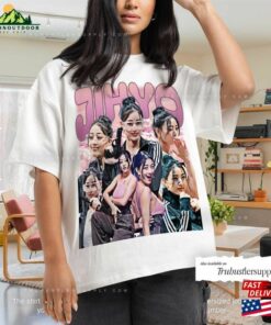 Jihyo Twice Kpop Inspired Graphic Shirt Retro T-Shirt Bootleg Sweatshirt